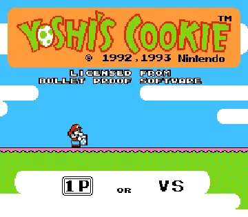Yoshi's Cookie (USA) screen shot title